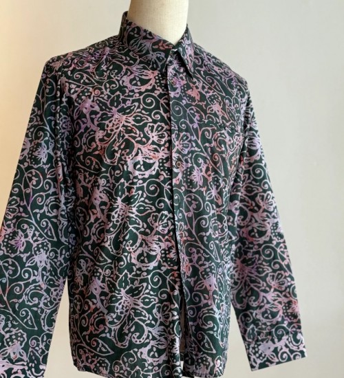 Men's Batik Shirt Long Sleeve 04