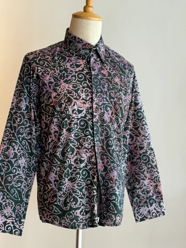 Men's Batik Shirt Long Sleeve 04
