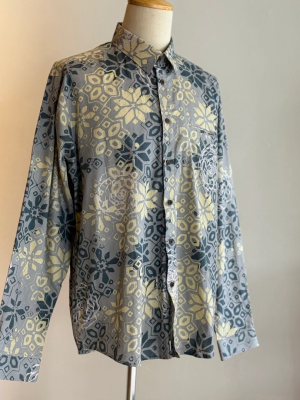 Men's Batik Shirt Long Sleeve 15