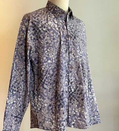 Men's Batik Shirt Long Sleeve 17