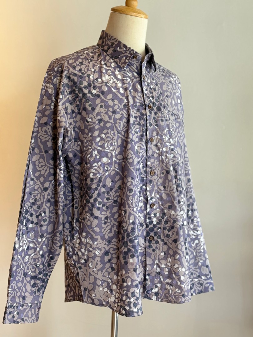 Men's Batik Shirt Long Sleeve 17
