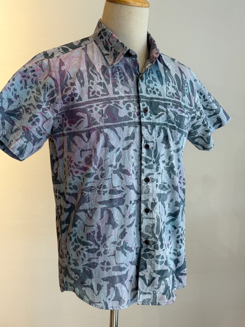 Men's Batik Shirt Short Sleeve 10
