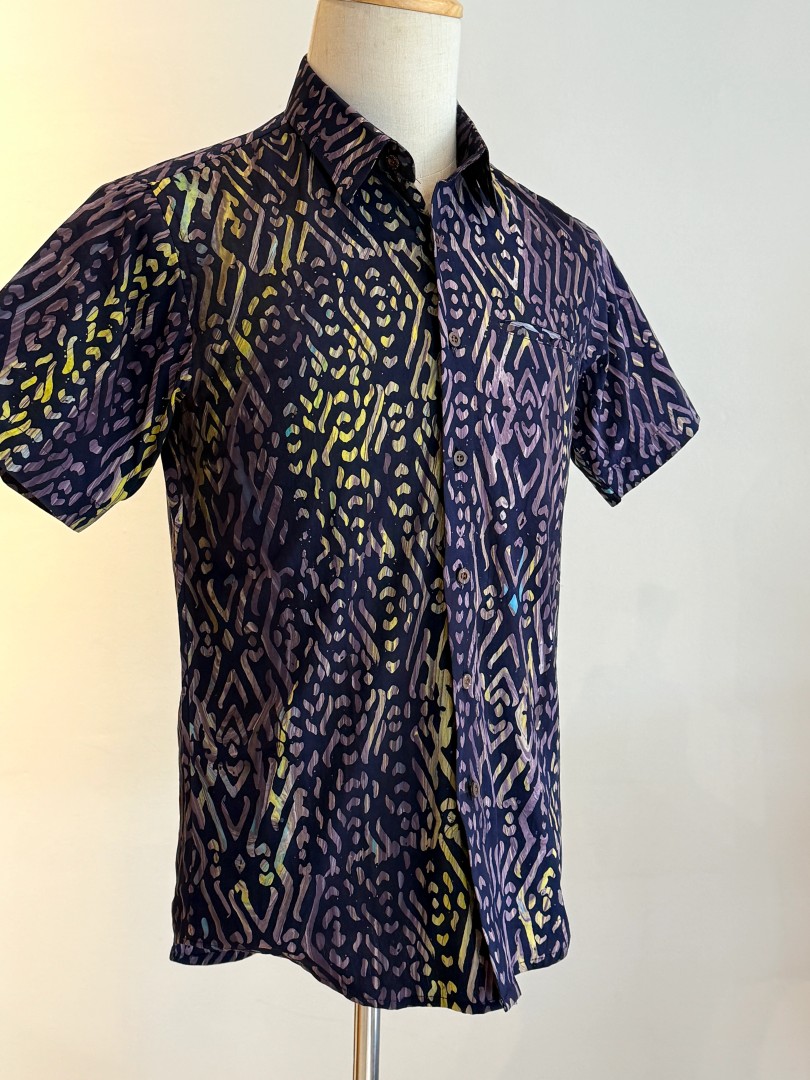 Men's Batik Shirt Short Sleeve 02