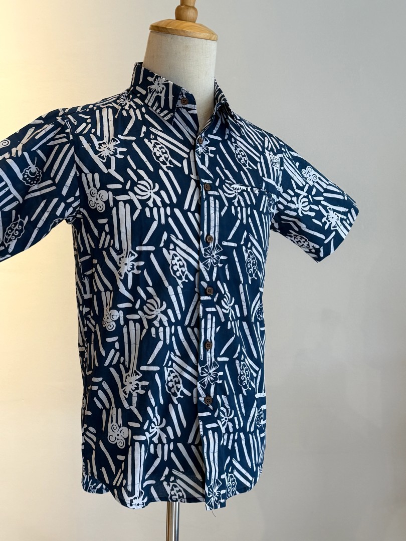 Men's Batik Shirt Short Sleeve 06