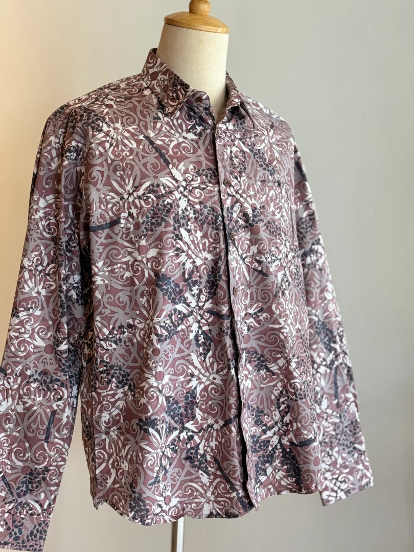 Men's Batik Shirt Long Sleeve 19