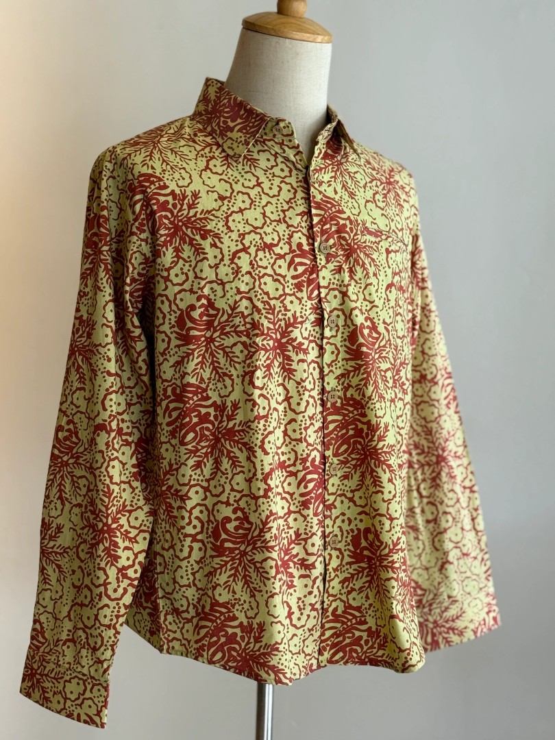 Men's Batik Shirt Long Sleeve 21