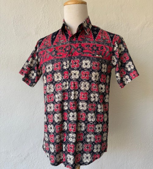 Men's Batik Shirt Short Sleeve 05